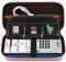 Elonbo Étui pour Ti - nspire CX II Cas/CX II/CX/CX Cas coloré Dessin Calculatrice Housse de téléphone avec Poche zippée supplémentaire pour câble de Charge, Chargeur, Manuel, Or Rose