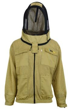 Imkerjacke AirFree kaki englischer Hut - BeeFun®: XL
