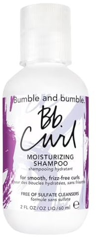 Bumble and bumble. Curl Moisturizing Shampoo | Für mit Feuchtigkeit versorgte Locken | Frizz-Kontrolle + Farbschutz | Krauses, lockiges, welliges Haar | Mit Jojobaöl, Avocadoöl + Kokosöl, 60 ml