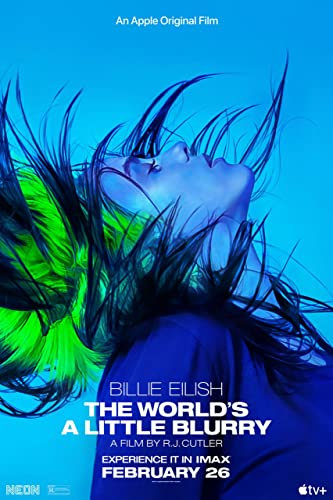 Billie Eilish The World s a Little Blurry 3 A3 Poster on Canvas - Filmkunstposter in verschiedenen Größen für Wohn- oder Schlafzimmerideen. Randlose Kultfilmbilder, klassische ikonische 70er, 80er, 9
