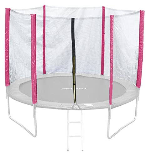 Jawinio Trampolin-Sicherheitsnetz Trampolin-Zubehör Ersatzteile 8FT/244cm pink