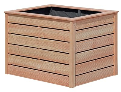 Hochbeet Lärche Jana geriffelt DIY
