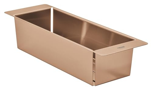 GROHE Multifunctional - Sieb (edelstahl, 450 x 150x 100mm, spülmaschinenfest, korrisionfrei), warm sunset gebürstet, 40852DL0
