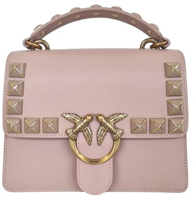 Pinko Love One Mini Light Borsa a tracolla rosa antico