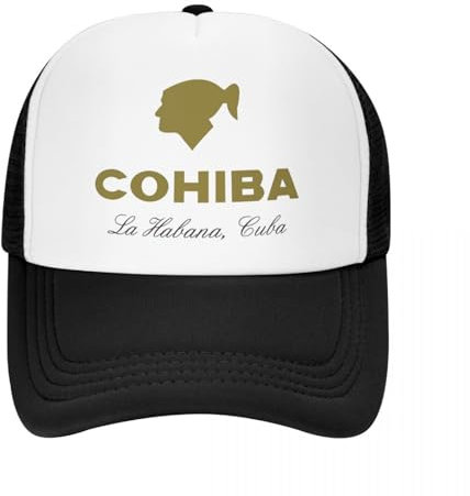 Baseballkappe Hip-Hop Sonnenhut Cooler Kanye-Cuban-Trucker-Hut für Damen und Herren individuell verstellbar für Erwachsene Sommermütze Snapback-Kappen Geburtstagsgeschenk für Männer und Frauen