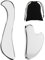 Landrain Gua Sha Stein Edelstahl, Gua Sha Schaber Faszien Tool zum Reiben