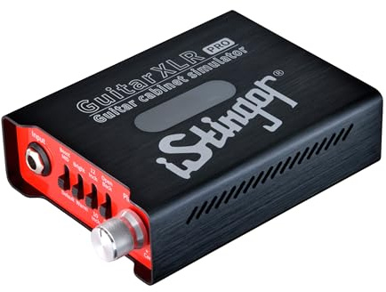 iStingor GuitarXLR Gitarren Lautsprecherbox Simulator, Verstärker Simulator, DI-Box, vollständig analoge Schaltung auf Basis von Vakuumröhren, ausgestattet mit symmetrischem Ausgang.