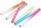 Andibro 6 Stück Bunt Transparent Lineal, Würfel Acryl Lineal Set 15 cm Farbverlaufslineale Leichtes Messwerkzeug für Schüler Erwachsene Schule Klassenzimmer Büro