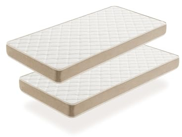 Moonia DuoSystem Jugendmatratze, Viscosoft-Polsterung, mittlere / hohe Festigkeit, hohe Haltbarkeit, 70 x 180 cm