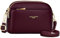 Faneam Kleine Umhängetasche Damen PU Leder Crossbody Bag Damen Klein Handy Umhängetasche Handtaschen Damen Klein mit Verstellbar Abnehmbar Schultergurt für täglichen Gebrauch (Rot)
