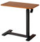 VexNook Pneumatic Bedside Table with Wheels -Overbed Table, Adjustable Height (65-105cm), Standing C Shaped Laptop Desk, Mobile Standing Desk for Home Office (68×36cm)