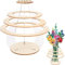 Vase pour fleurs Lego, kit de vase en bois acrylique pour roses Lego, orchidée, bleuet, gerbera, tournesol, tulipe, chrysanthème, lys, edelweiss, classeur de fleurs (bois)