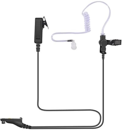 AGPTPYGZFW Auricular APX 6000 Compatible for Motorola, vigilancia de 2 Cables, Tubo acústico, Auricular Compatible for Motorola MTP850 Xp6550 6350