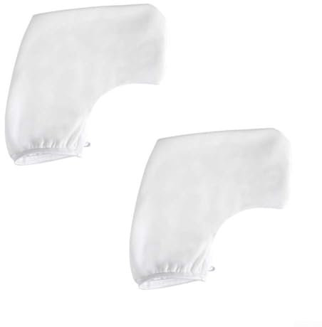 Lot de 2 sacs filtrants en nylon avec 180 pores fins pour aspirateur de piscine rechargeable à main AIPER