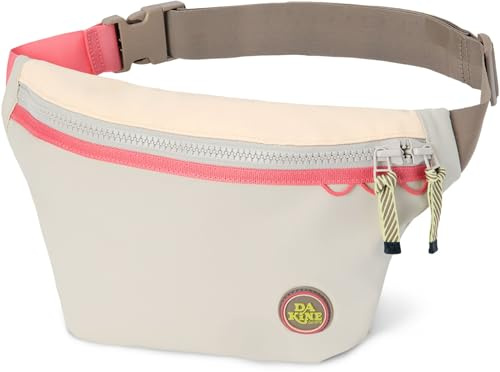 DAKINE Renovation Hip Pack T1 Recyceltes Ripstop-Polyester, silberfarbenes Futter/BISQUE/Grünglanz/Pink Lotus OSFM