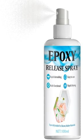 Spray, lubrifiant liquide à séchage rapide de 100 ml avec formule en silicone, flacon de brume précise avec construction claire, agent de moulage pour cire et plâtre