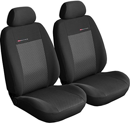 Carpendo Universelle Autositzbezüge (2er-Set) – Schutzbezüge für Vordersitze – Sitzbezüge Auto - kompatibel mit Seitenairbags – TÜV-Zertifiziert – P3