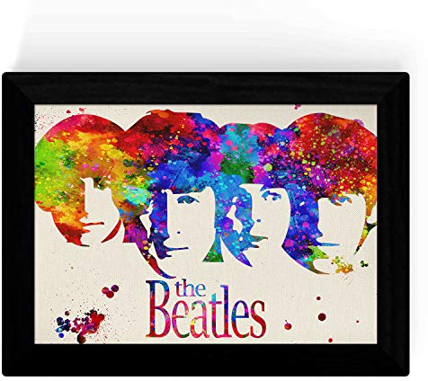 Nacnic Blatt des Musikbandes Die Beatles (Gesichter) in der Größe A3-Plakat-Farb-Explosionsstil. Papier 250 g. Mit Marco.