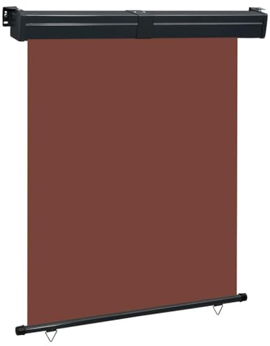 vidaXL Balcony Side Awning 145x250 cm Brown