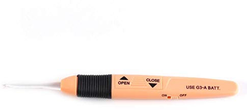 Häkelnadel LED Ergonomische Häkelnadel Leuchten Crochet Lite Light Häkelnähen Nähwerkzeug Zubehör Stricknadeln zum Häkeln Weben (3.0mm)