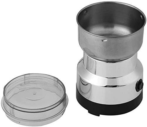 Dioche Moulin à café alimentaire multifonction en acier inoxydable pour grains de café à la maison herbes/épices/noix/céréales/grains de café