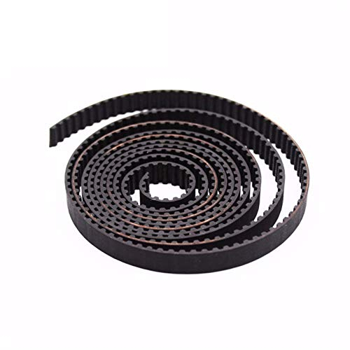 Leloo Lcuihong-Belt Timing 5 Meter T2.5 6mm offene Zahnriemen, Breite 6mm, Tonhöhe 2,5 mm, mit Fiberglaskern T2.5 Gürtel, für 3D-Druckerteile Langlebige Materialien
