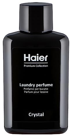 Haier Crystal Fragranza, Profumatore Bucato per Lavatrice, Essenza Concentrata per Biancheria e Vestiti, Formula attiva di Lunga Durata, fino a 5 settimane, 20 cicli, 100ml