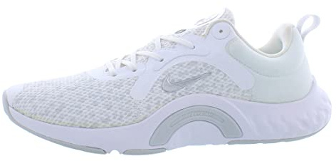 Nike Damen Tr 11, White MTLC Platinum, 9.5