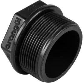 PE Fitting Verschraubung für PE Rohr 32mm 25mm 20mm-Kunststoff PP winkel T stück Adapter Wasserrohr Trinkwasser kupplung (PP Stopfen - 1/2)