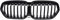 LCFZDQ Auto Front Grill Doppelsteg Sport Kühlergrill für B-MW F48 LCI X1 2019–2021, 1-Lamelle schwarz glänzend