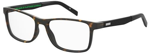 LEVI'S Quadratisch Nylon Brillen in Schwarz für Unisex, Brille mit Sehstärke, optional mit Sonnenbrillen tönung oder Blaulichtfilter (Modell LV 5049)