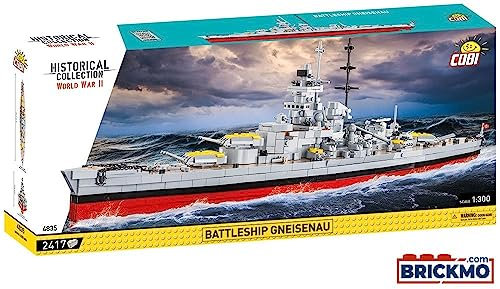 Cobi Historical Collection World War II 4835 Battleship Gneisenau 4835