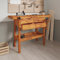Festnight Banco de Trabajo de Madera, Banco Trabajo Taller con 4 Cajones y 1 Estante, Mesa Trabajo Taller Banco Herramienta Banco 124x52x83 cm