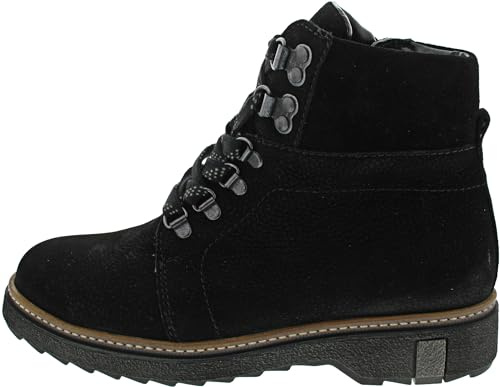Waldläufer Hitomi Damen Schnürstiefelette in Schwarz, Größe 7