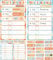 4 x Retro-Tagespläne, 43,2 x 28,9 cm, Boho-Schulklassen-Stundenplan, Tagesplan, Klassenzimmer-Poster, trocken abwischbar, Klassenzimmer-Poster für Kinder, Verhalten, Lernen, Klassenzimmer, Schule,