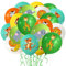 30 Stück Dschungeltiere Luftballon,12 Zoll Geburtstag Deko Ballon,Dschungel Geburtstag Dekoration Luftballon,Dschungel Tier Muster Latexballons,für Kindergeburtstag Jungle Theme Party Supplies