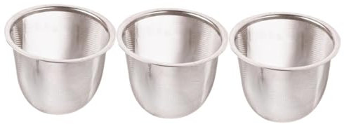Alipis 3 Stück Filter Für Zuhause Teesieb Heimbedarf Netzsiebeinsatz Metall Teekannen Ei Einsatz Edelstahl Tee Ei Milchtee Siebe Praktisches Tee Ei Zubehör