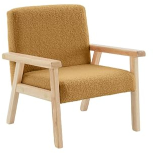 sweeek - Skandinavischer Kindersessel aus Holz, B 47 x T 43,5 x H 50 cm - ISAK