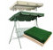 Ersatzdach für Hollywoodschaukel 2-3 Sitzer,Hängematte, wasserdichtes Dach für Gartenschaukel, UV-Schutz,für Garten-Schaukel Dachplane Ersatzdach (2 seater 142 * 120 * 15CM,Green)