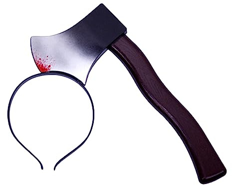 Halooween Decorations Banner Halloween Hair Bands Headbands Cleaver Axe Scissor Hammer Pattern Headbands For Halloween Carnival Masquerade Party Flags 3x5 (B, One Size)