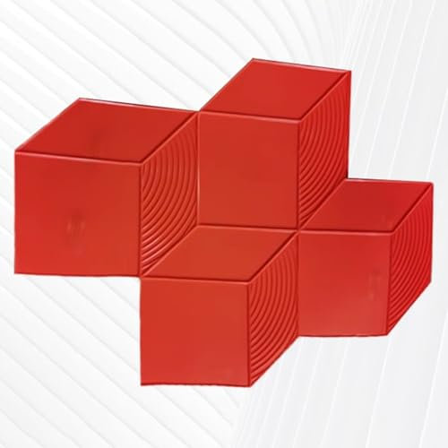 Innovz Large Brick Pattern Concrete Stamp 35.4 X 47.2in, Reusable Concrete Imprint Texture Stamping Mat, Realistic Polyurethane Floor Stone Texture Paver Mold