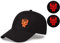 YUSENGMOO Schwarze Seal Team Six Baseballmütze Flexible Fit Tactical Seals Hut+Aufnäher (2,L)