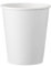 LogiPack GeRo 200 Stück Kaffeebecher weiß 8oz 200ml | hitzebeständiger Pappbecher beschichtet | Heißgetränkebecher | Kaltgetränkebecher