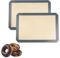 2 Stück Backmatte Silikon 40x30cm, Antihaftbeschichtung Silikonmatte Backen Backofenmatte Silikonbackmatte Wiederverwendbar Dauerbackmatte für Plätzchen Brot Gebäck Pizza