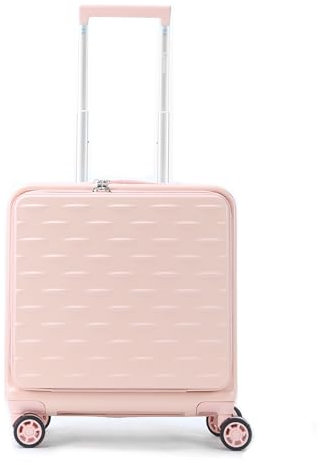 Mixibaby Gorilla Hartschalen Koffer Trolley Reisekoffer Rollkoffer Handgepäck mit 4 Zwillingsrollen, Farbe:Rosa PP08