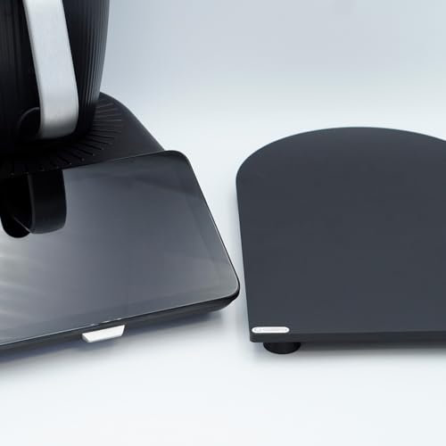 coolina Premium Gleitbrett für den Thermomix - Passend für TM7 - Hochwertiger Gleiter - Aus Acryl (Schwarz)