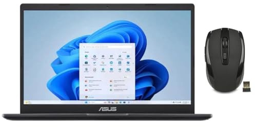 ASUS Vivobook Go 14 FHD Laptop |Intel Celeron N4500 | Intel UHD Graphics | WiFi |Bluetooth|Star Black | 4GB RAM | 128GB SSD |Windows 11 S |Bundle with Wireless Mouse