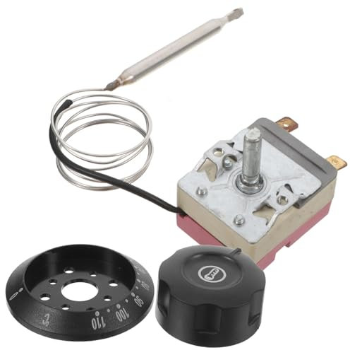 Ipetboom Termostato de Cocina para Freidora de Aire y Calentador de Control de Temperatura Incluye Tornillos Engarzado Multifuncional