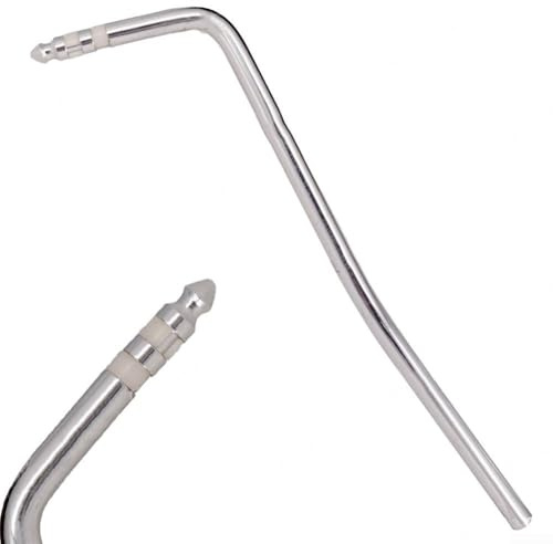 Levier de trémolo pour guitare Bras oscillant 6 mm Barre pour Whammy Filetage M6 Or Argent Noir Musical (Silver)