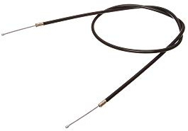 Gaszug schwarz - für MZ ETZ 125,150, TS 125,150